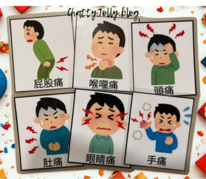 醫生遊戲語言活動教材示意圖，模擬角色扮演提升語言互動