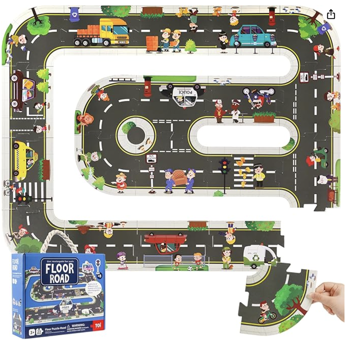 TOI Gaint Floor Puzzle for Kids Ages 3 and Up
