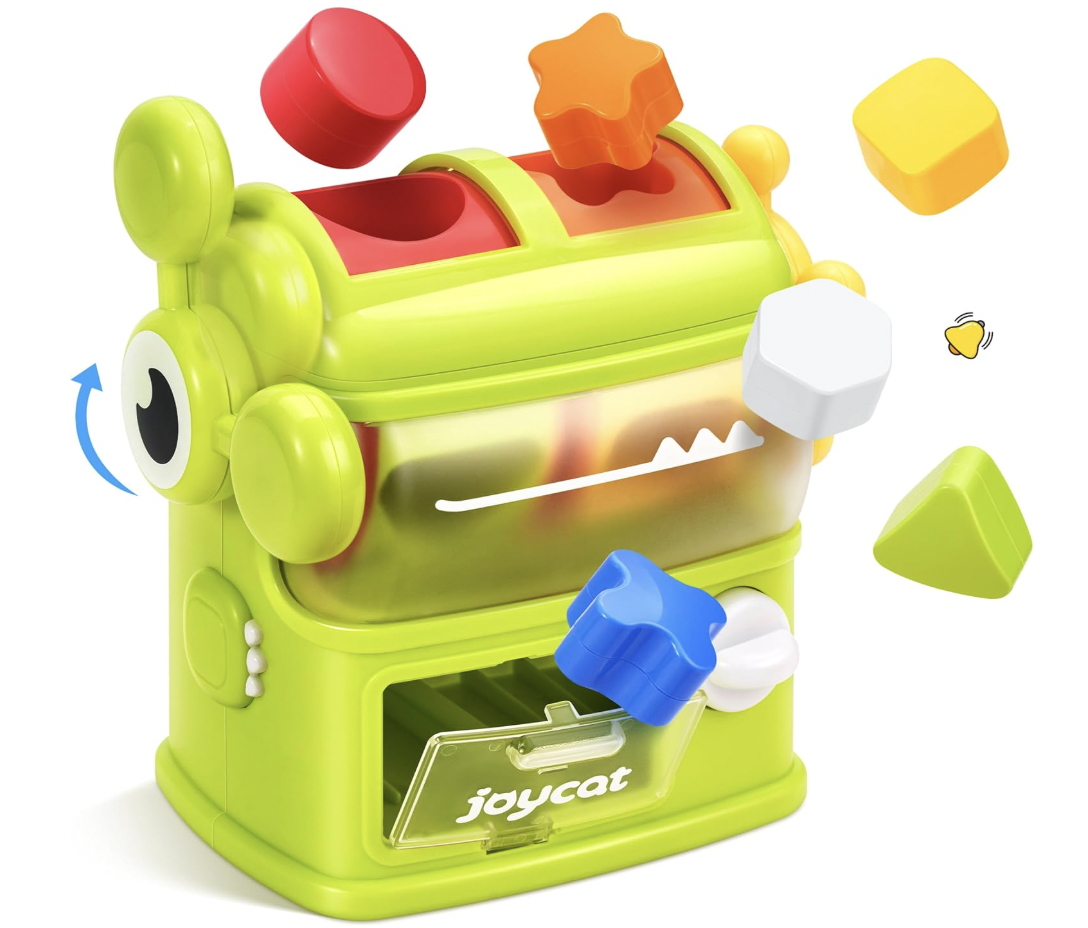 JoyCat Monster Eating The Shapes, Interactive Shape Sorter