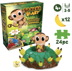 Banana Blast board game monkey toy bananas Goliath