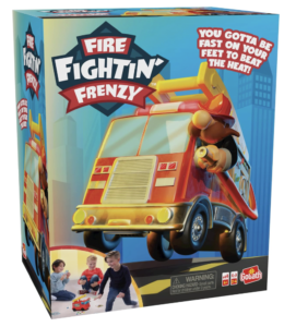Fire Fightin Frenzy board game box fire truck Goliath