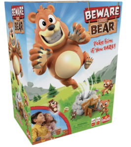 Beware of the Bear board game box cover Goliath kids game